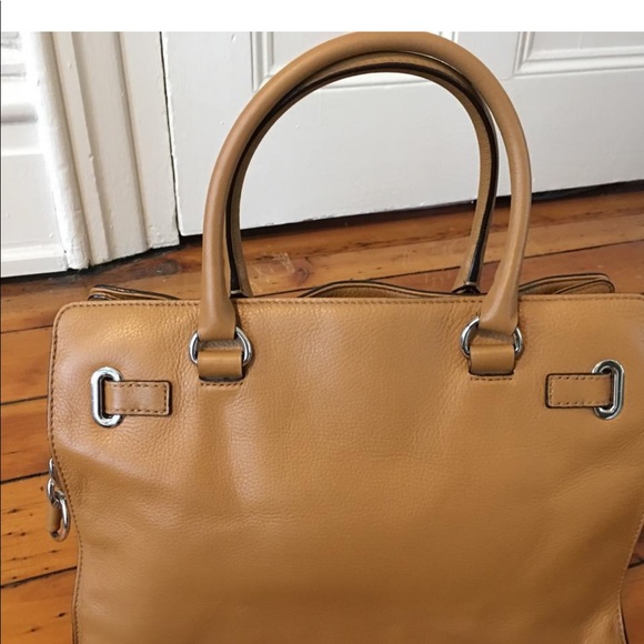 Michael Kors Large Brown Leather Satchel - Picture 6 of 8